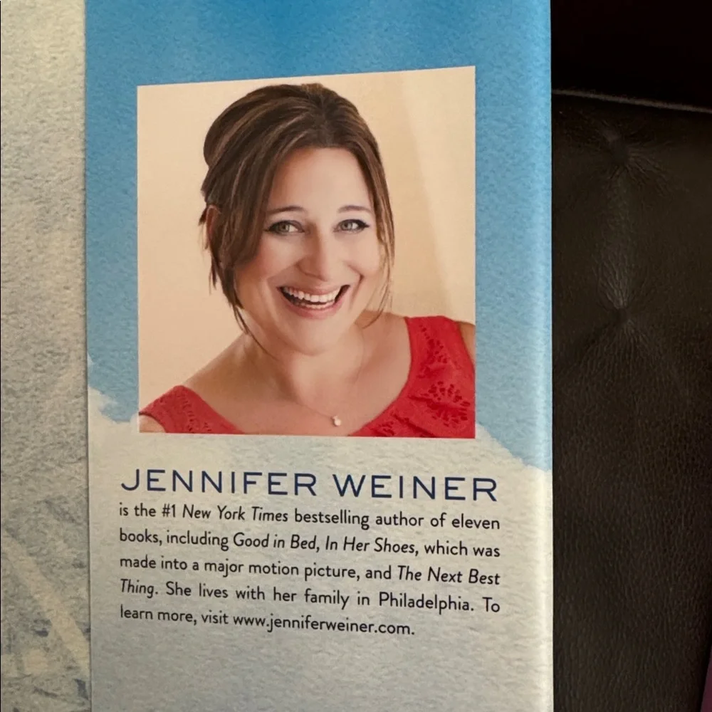 Jennifer Weiner “All Fall Down” Hardcover Novel
